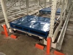 push-pull modern audio radio shuttle pallet runner rack