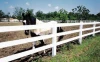 PVC Horse rail fence Farm fencing