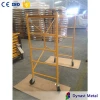 Q235 painted steel Portable mobile folding ladder scaffolding