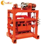 QTJ4-40 best selling products manual operated concrete block making machine with good quality