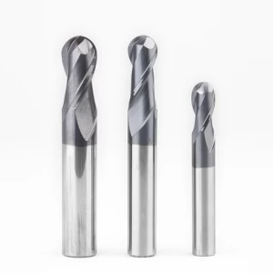 R0.75 HRC50 2 Flutes Ball Nose End Mill Tungsten Carbide Cutter CNC Router Bit Milling Tool cutting tools