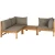 Import RACHEL Corner Sofa Set - Acacia Wood Outdoor Furniture from Vietnam