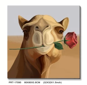 Realistic Camel Animal Printed Canvas Art Interior Accessories Home Decoration Wholesale