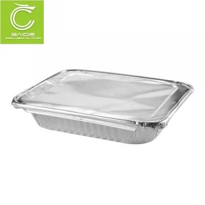 Rectangular disposable half size aluminum foil steam table pan 3550 cook home packaging products US market