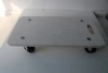 Rectangular Home Trolley Dolly Trolley With 4 Black PP Casters