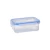 Import Rectangular Plastic Food Containers Solid  Storage Container bento box Lunch Box With Lock Lid from China