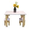 RECYCLED children furniture made by paper tube kids study table and chair set