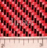 red carbon fiber fabric for sporting goods