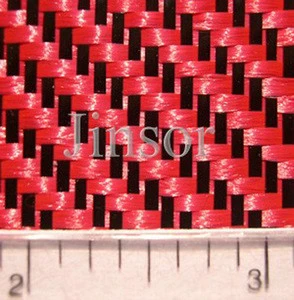 red carbon fiber fabric for sporting goods