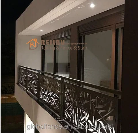 Buy Reilbu Luxury Laser Cut Aluminum Railing Balustrades & Handrails ...