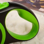 Retractable Plastic Nylon Walking Dog Hands Free  Leash Collar