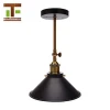 Retro loft iron cheap black industrial style adjustable led wall lamp for indoor