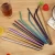 Import Reusable Metal Drinking Straws 304 Stainless Steel Sturdy Bent Straight Drinks Straw with Cleaning Brush Bar Party Accessory from China