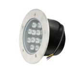 RGB led underground light 12w outdoor ip67 recessed inground driveway lights
