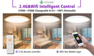 RGB smart control multi color round led ceiling light for home