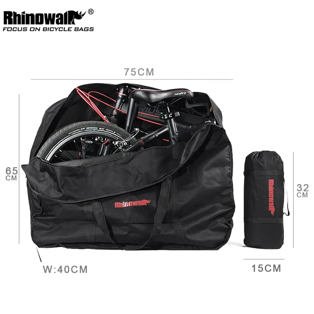 Rhinowalk 16 Inch Folding Bike carrying bag Balanced Bike Carrier storage bag