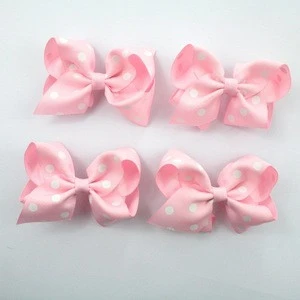 Ribbon bows french barrette hair clips