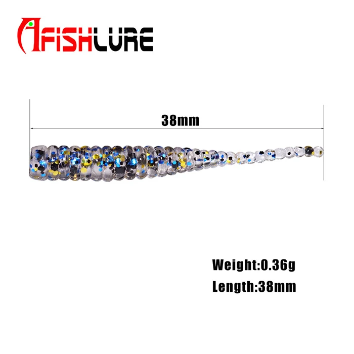 Root fishing soft bait 38mm 0.36g oem  worms Plastic Soft Lure Swimbait Artificial Bait Sea Fishing Ocean Fishing Tackle