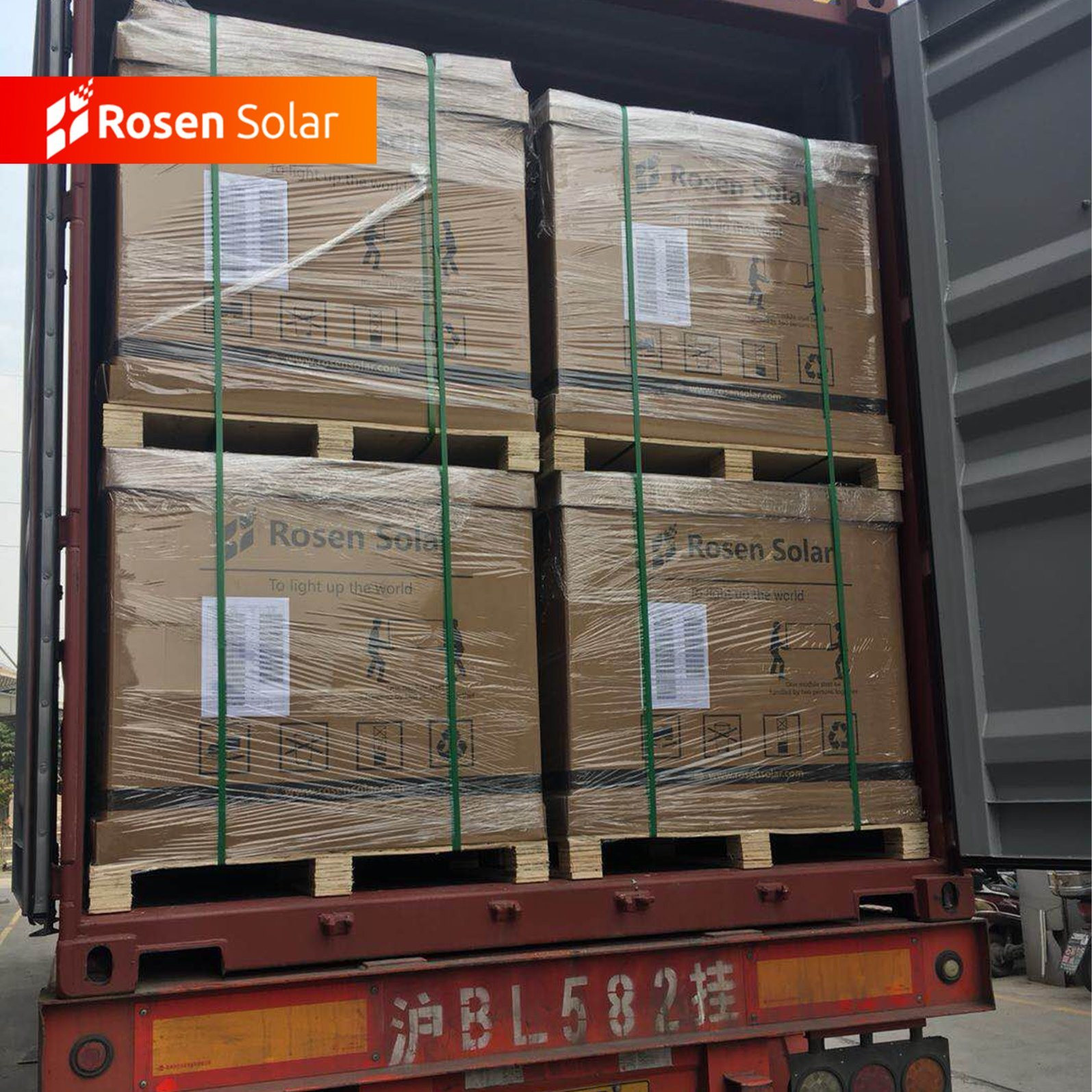 Buy Rosen High Power Jinko Trina Ja Canadian A Grade Solar Cell Panel ...