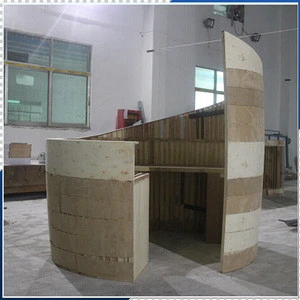 Round artificial stone special design bar counter bar furniture