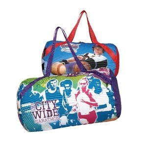 Round Duffel Bag- Full Color-Sewn in the USA