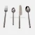 Import Round Plain Stainless Steel Little Round Bar Joined Handle Cutlery Set royal stainless steel cutlery set from India