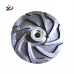 rubber impeller  abrasive and wear resistant slurry pump spare wet parts