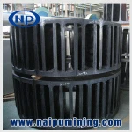Rubber stator and impeller for flotation separating equipment