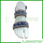 S188 Trimming Shoes Decoration For Women footwear Hot Fix Rhinestone Mesh