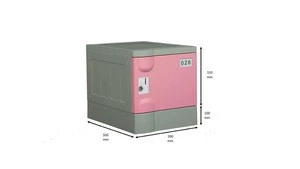 Safe Stable Pink Changing Room Waterproof Locker with Coin Lock