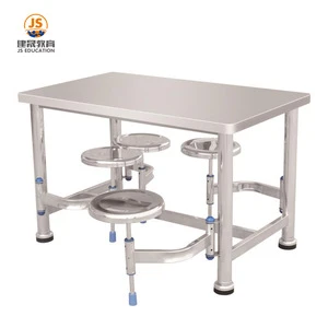 School canteen dining table restaurant table and chair set