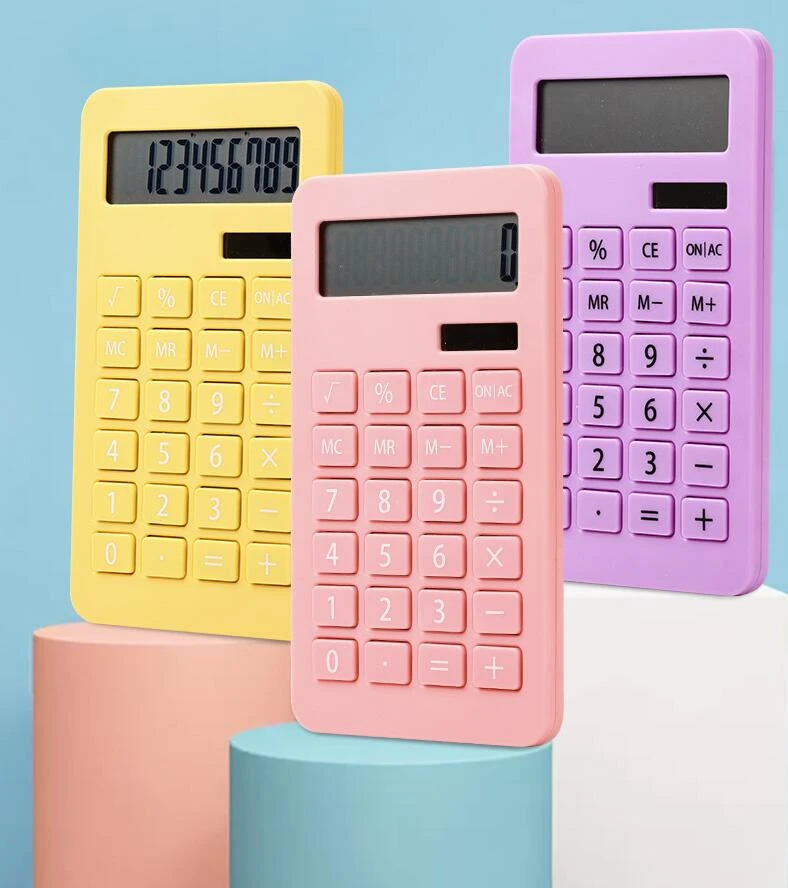 Science Calculator Multi-function student fashion office candy color calculator
