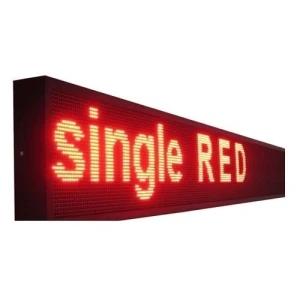 Scrolling moving message Red P10 54x10inch sign outdoor dot matrix Led display