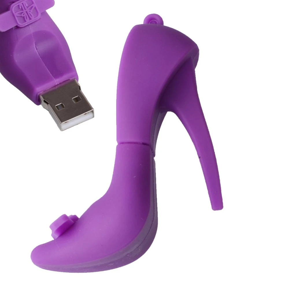 sell like hot cakes elegant red high-heeled shoes shape for female&#x27;s gift 4gb pvc gadget new usb flash drive