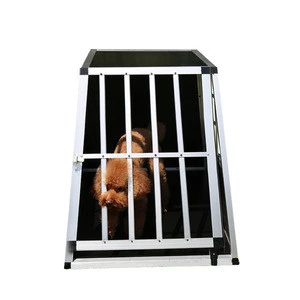 Selling well high quality all over the world aluminum single-door cage dog cage
