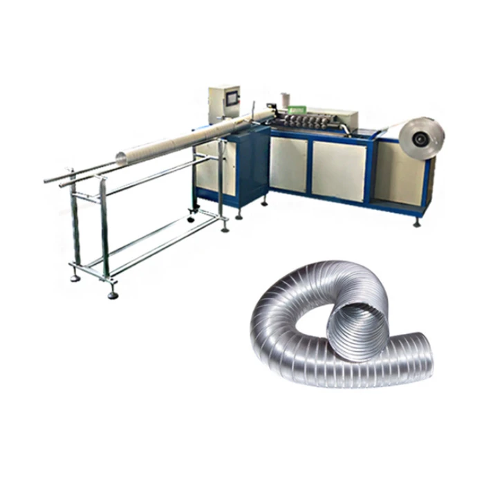 semi rigid aluminum flexible duct manufacturing machine