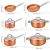 Import Set of 10PCS kitchen aluminum cooking pot large cookware sets from China