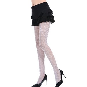 Sexy Jacquard Stockings Pantyhose Vintage Hollow Out Bottoming Tights Multiple Fishnet Tights
