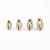 Import Shell Beads Gold/silver Plated Craft Accessories Natural Shell Loose Beads Cowrie Round Beads DIY Jewelry Making from China