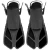 Import Short-Blade Adjustable Swim Fins/Flippers for Swimming, Diving, and Snorkeling (Open-Toe and Open-Heel Design) from China