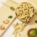 Shrimp Crackers Casual Puffed Snacks Chinese Grain Snacks Wheat Grain Bag Packing Factory Processing