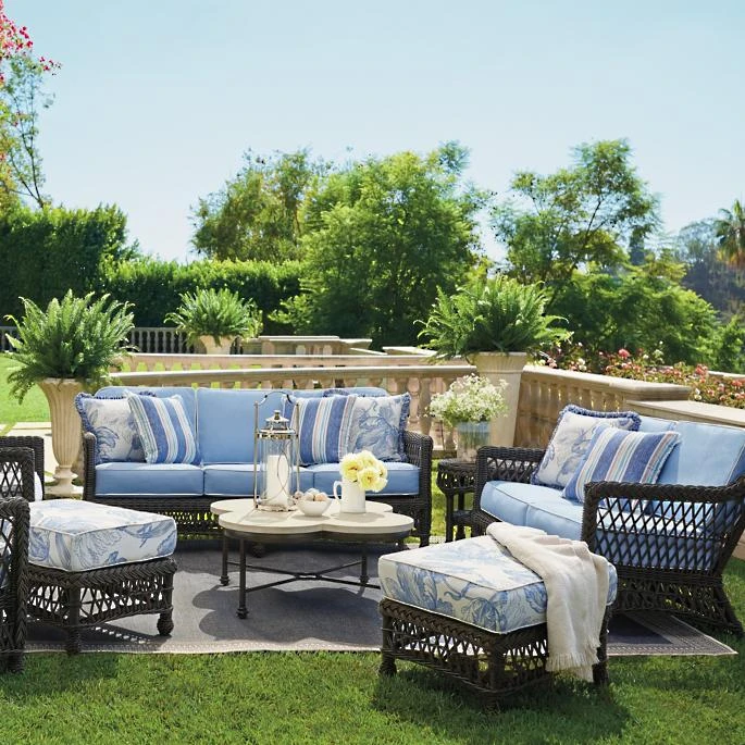 Sigma new design outdoor furniture garden leisure resin wicker sofa set