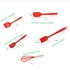 Silicone Kitchen Utensil 5pieces , heat resistant Non-Stick Baking  Cooking  Tool .