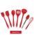 Import Silicone kitchen utensils set non-stick kitchenware cooking tools spoon spatula ladle egg beaters tools gadget accessories from China