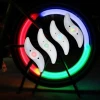 silicone Mountain bike willow wire lights Colorful hot Bicycle wheels spoke lights