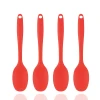 Silicone Soup Spoon Scraper With Long Handle Home Kitchen Spoons Scoop Cooking Tools Bakeware Household Making Soup Gadgets