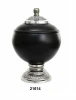 Silver-Black Brass Cremation Urns