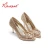 Import Silver / champagne / gold gradient sequins high heels 7cm stilettos pointed bridal shoes wedding shoes dresses banquet shoes from China