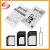 Import SIM Card Adapter 4 in 1 Micro SIM Adapter with Eject Pin Key Retail Package Mobile Phones from China