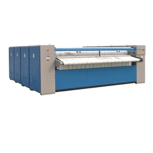 single roller front out front in type steam heated flat work ironer for hotel commercial ironing press machine